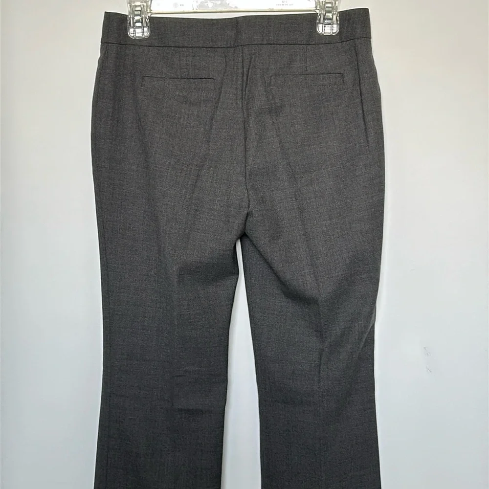 KATE SPADE New York Ali Flared Trousers Gray Wool Blend Pant Size 4 Women’s